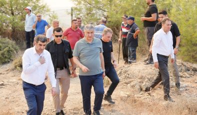 Adana Valisi Mustafa Yavuz Yangın Bölgesinde