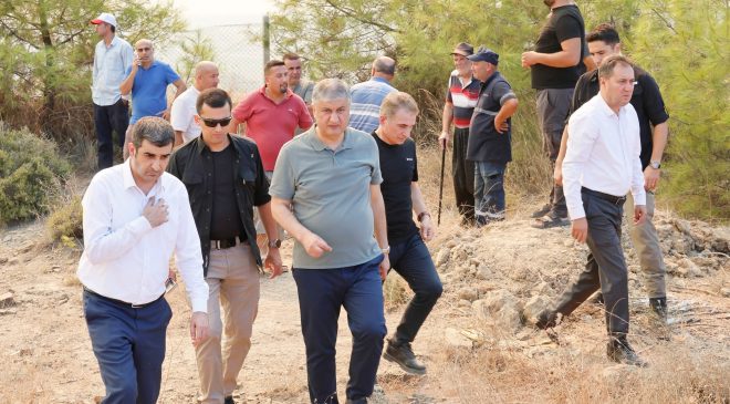 Adana Valisi Mustafa Yavuz Yangın Bölgesinde
