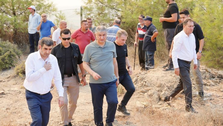 Adana Valisi Mustafa Yavuz Yangın Bölgesinde