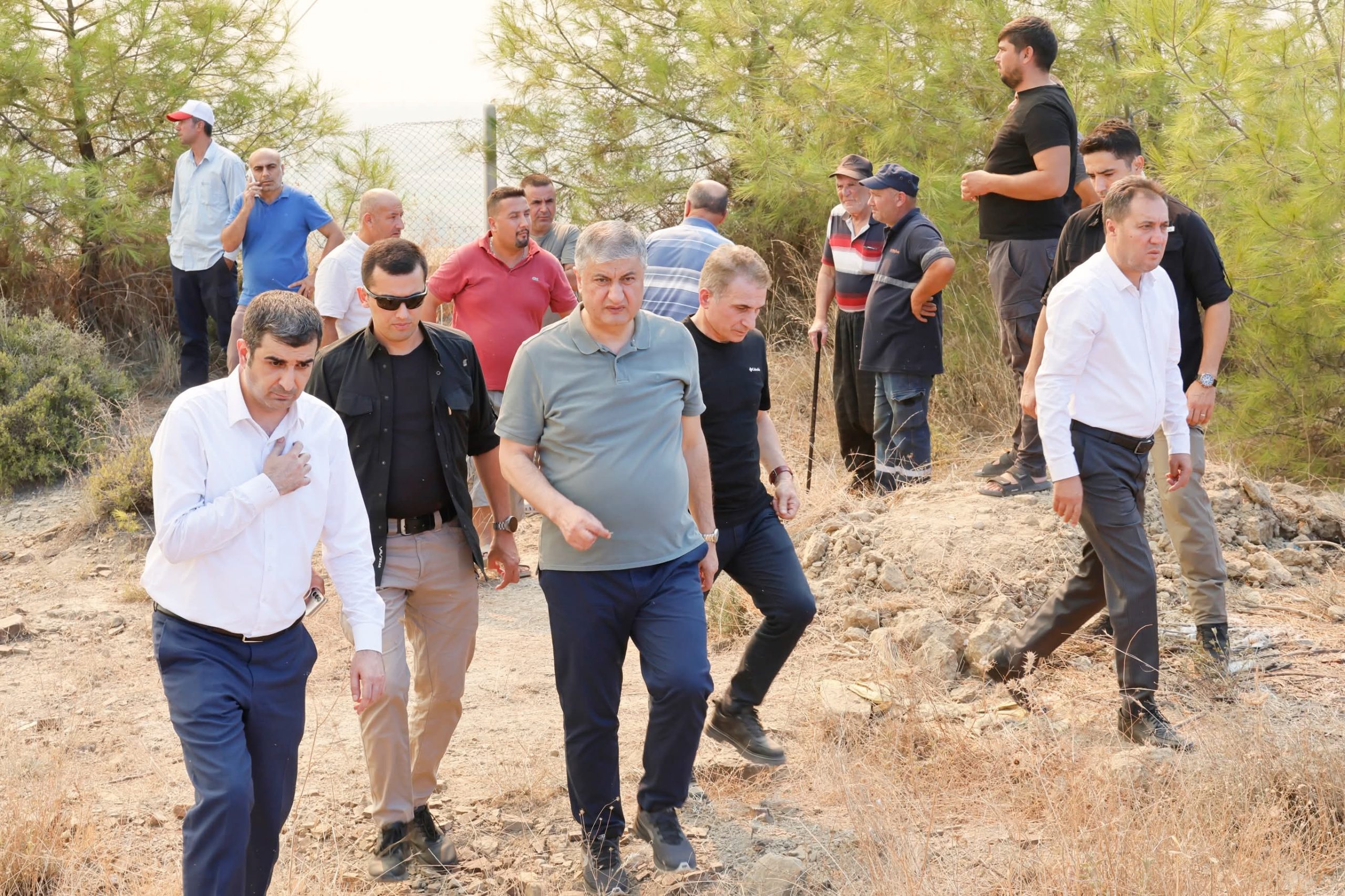 Adana Valisi Mustafa Yavuz Yangın Bölgesinde