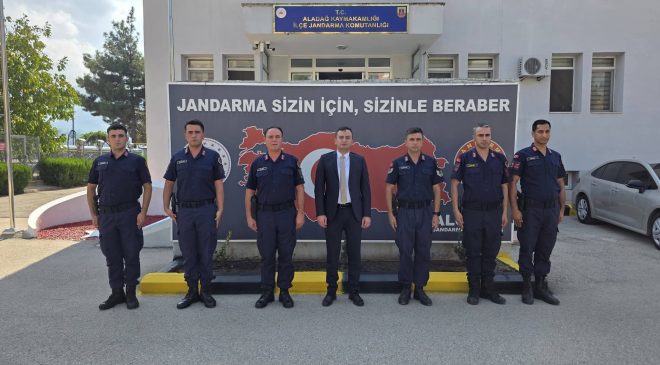 Kaymakam YILMAZ Jandarmayı Ziyareti etti