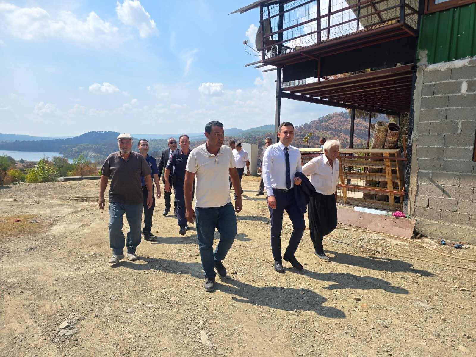 Kaymakam Yılmaz Yangın Bölgesinde